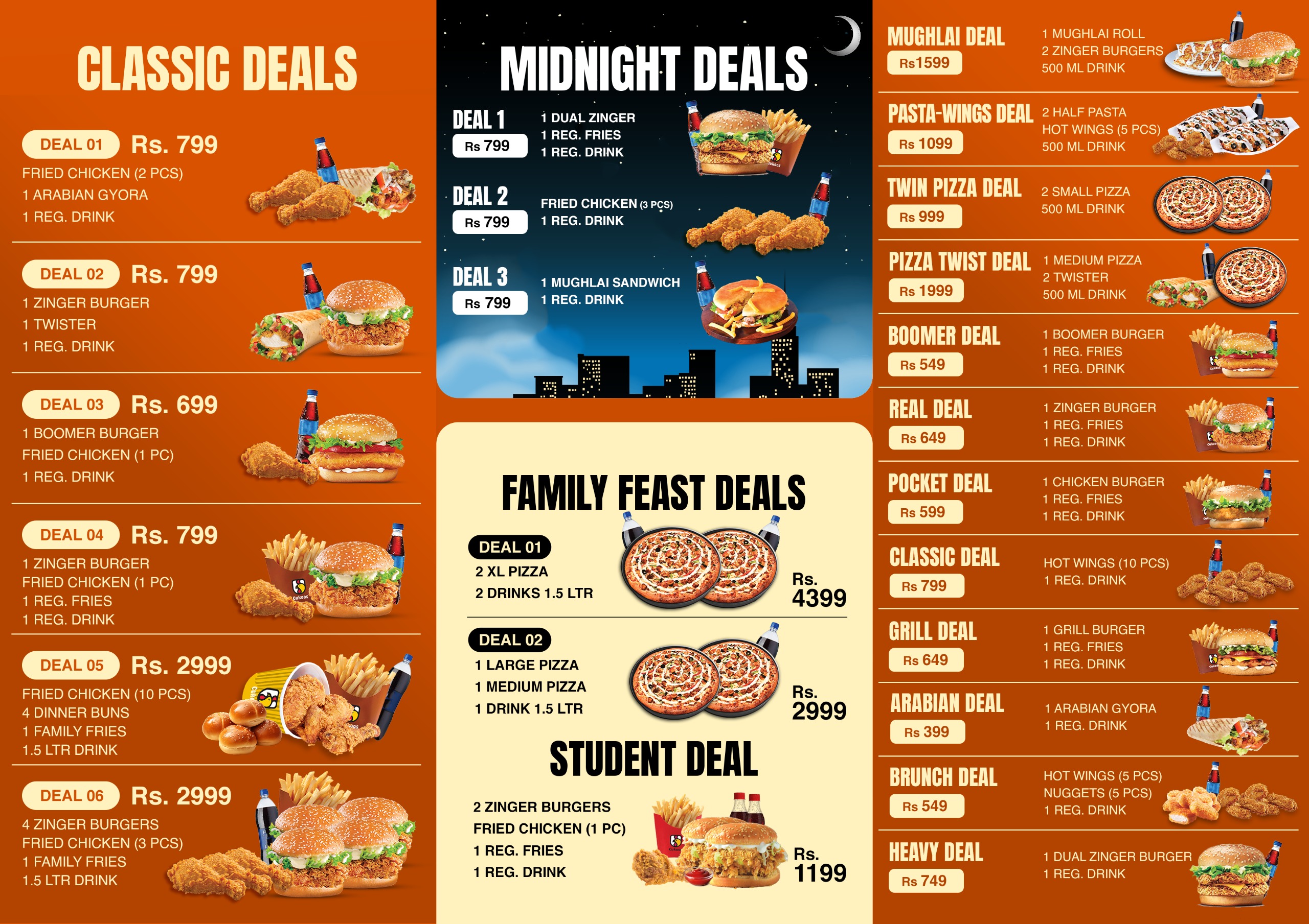 CUKOOS MENU - fast food bharakahu